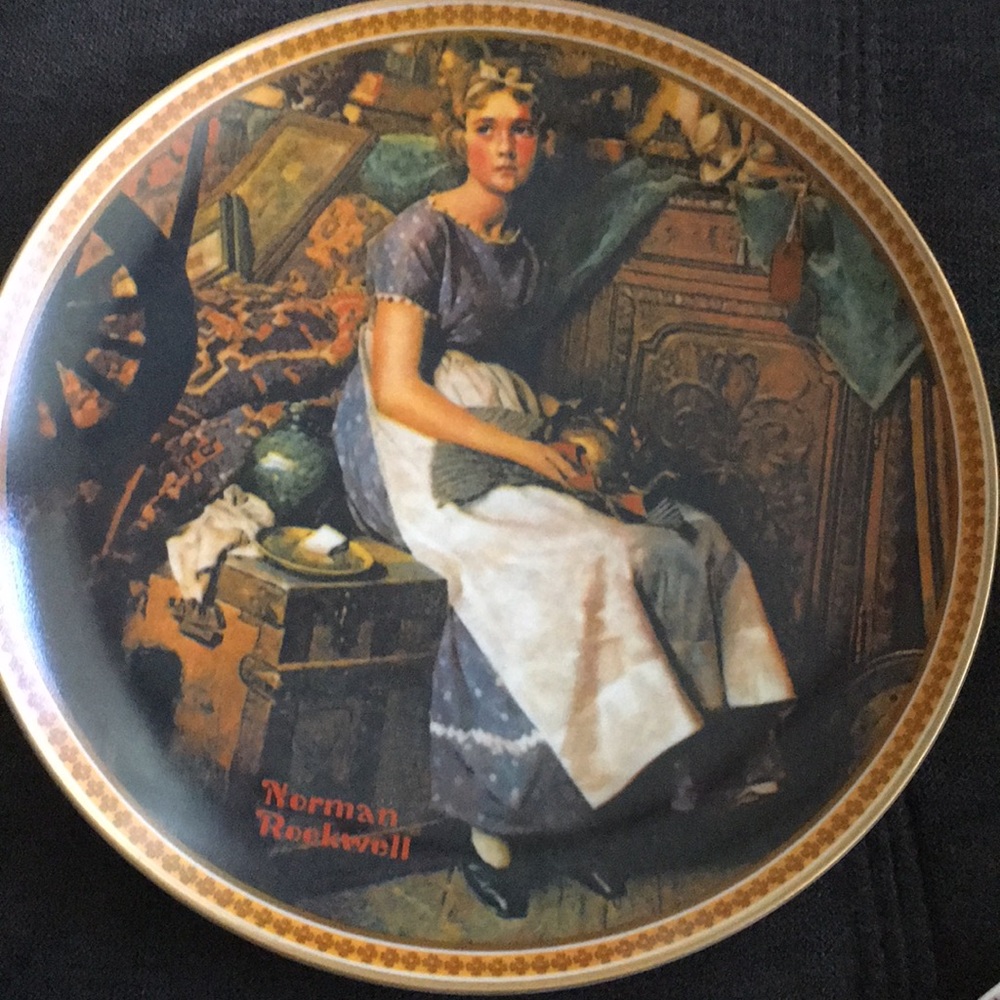 SALE. Knowles Plate First Issue Norman Rockwell